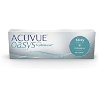 Los mejores  - ACUVUE® OASYS 1-DAY con tecnología HydraLuxe™ - Lentillas diarias - protección UV - 30 lentes